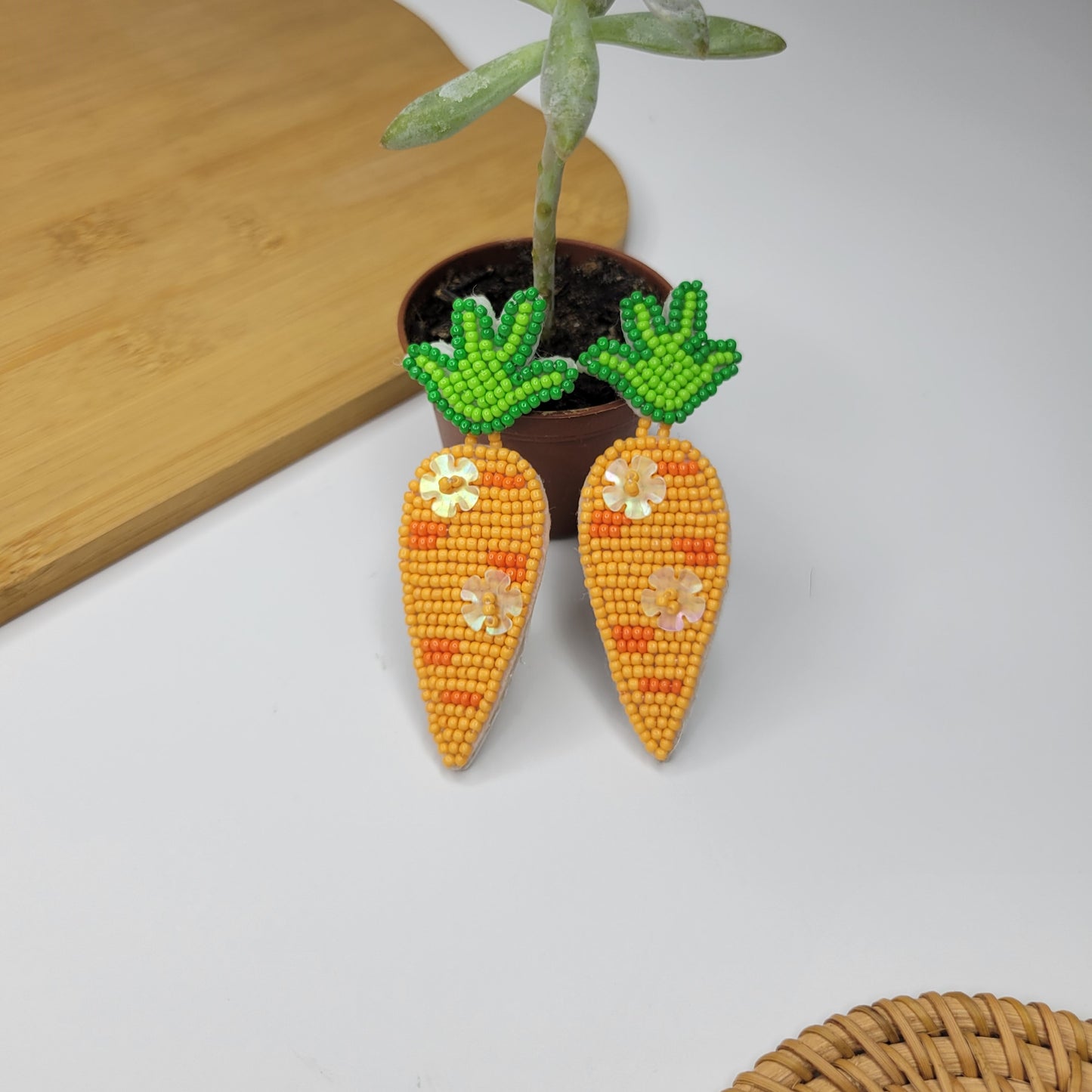 Carrot - Handmade Earrings
