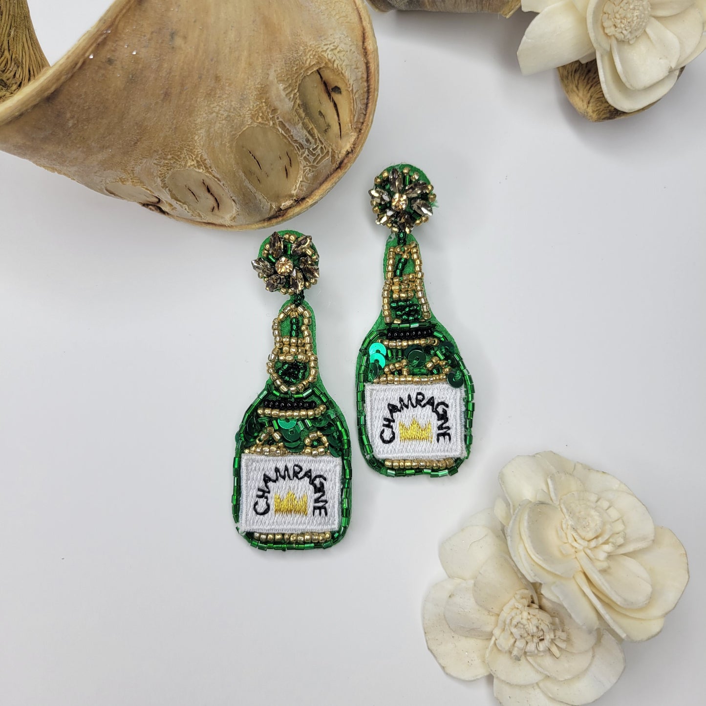 Champagne - Handmade Earrings