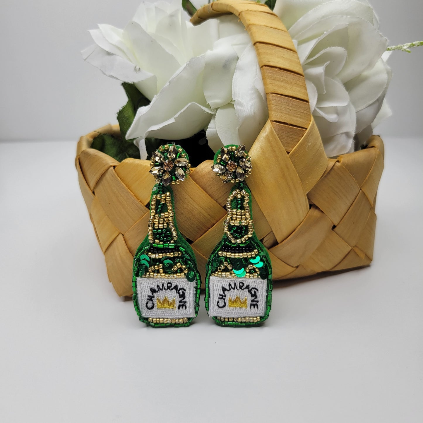 Champagne - Handmade Earrings