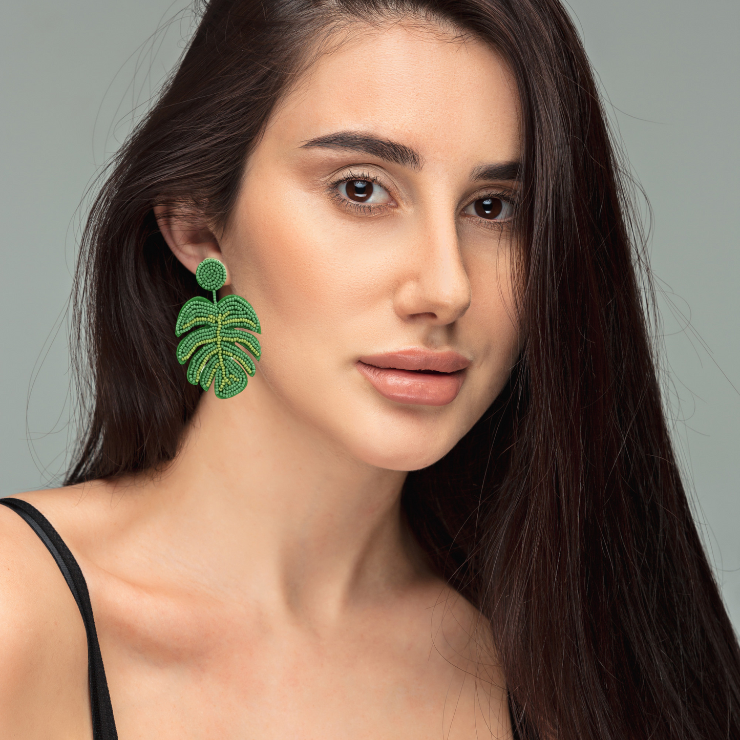 Monstera Plant - Handmade Earrings