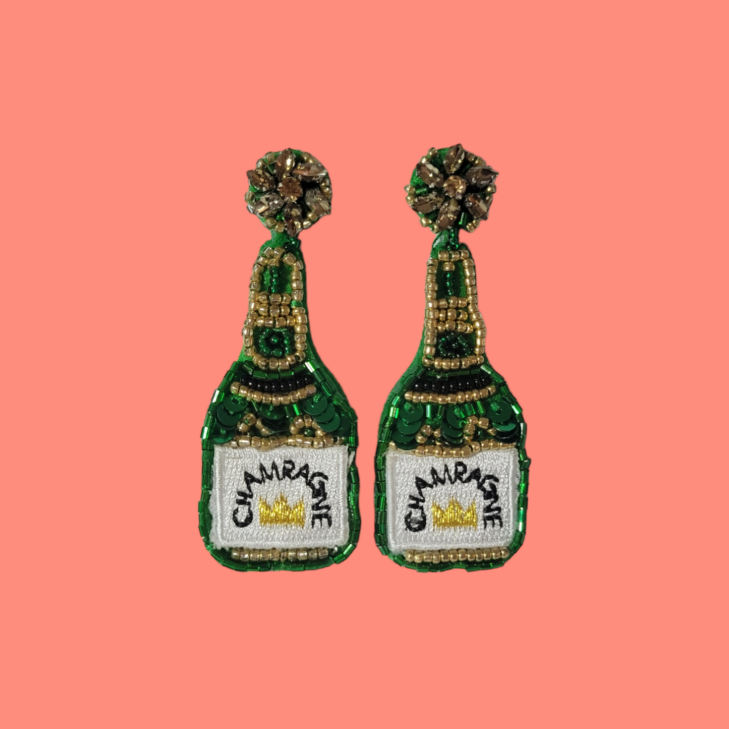 Champagne - Handmade Earrings
