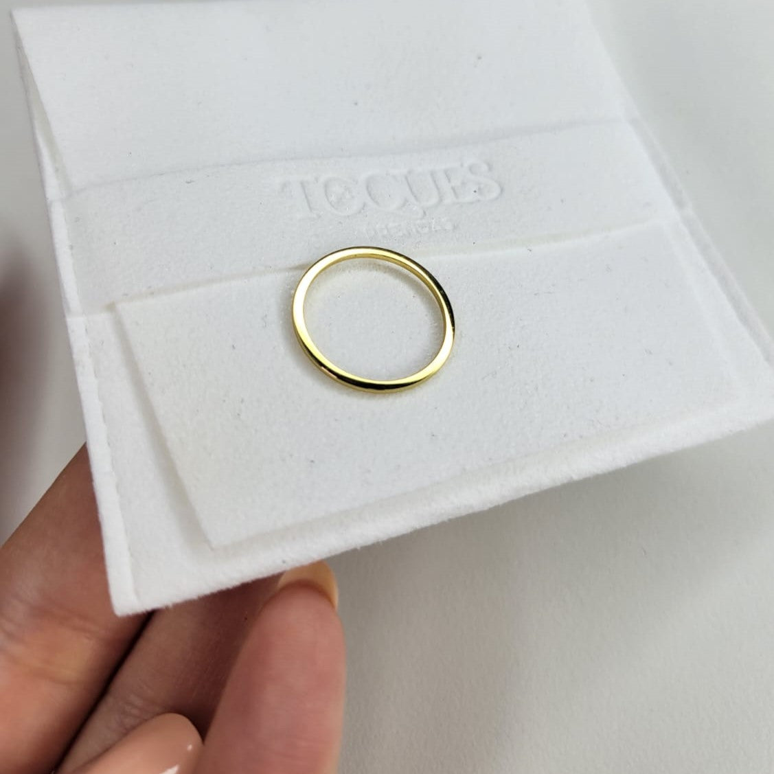 Minimalista Anillo